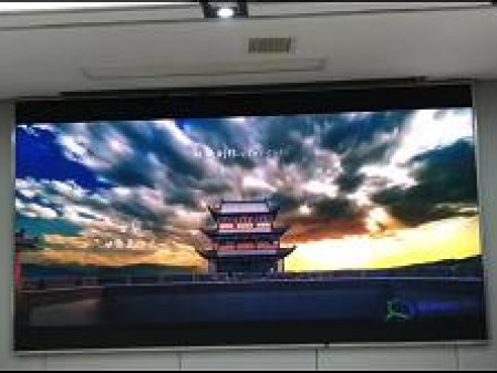 鄂州理工大馬房山校區P 1.8安裝調試完畢  尺寸：3.84x2.08   像素點：2064x1118