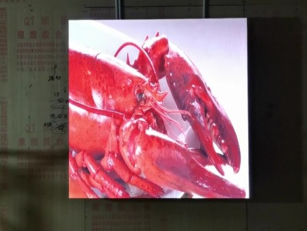 隨州荊州沙市區荊州工業園室內全彩P1.86  尺寸1.28x1.28m，像素點688x688