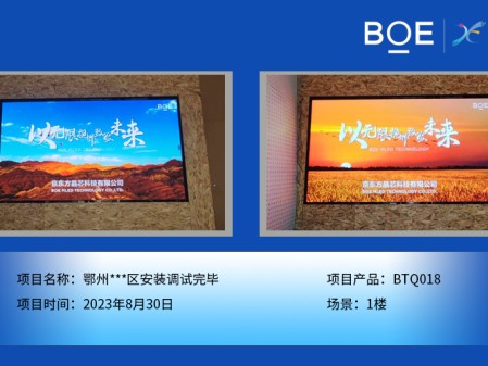 隨州鄂州**區1樓BTQ018安裝調試完畢
