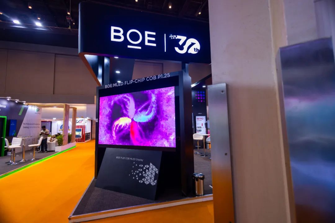 仙桃BOE MLED COB卓越畫質(zhì)亮相國際舞臺